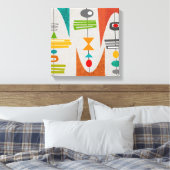 Toile Art Abstrait moderne du milieu du siècle (Insitu(Chambre))