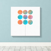 Toile art abstrait moderne et minimaliste (Insitu (Plancher de Bois))