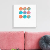 Toile art abstrait moderne et minimaliste (Insitu(Salon))