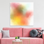 Toile Art Abstrait moderne et tendance Rouge Jaune (Insitu(Salon))