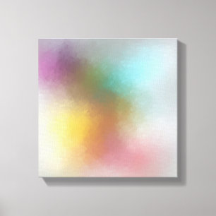 Toile Art Abstrait moderne et tendance Rouge Jaune