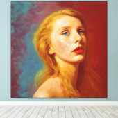 Toile Art abstrait moderne Grace | Trois Grâces (Insitu (Plancher de Bois))