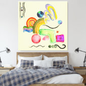 Toile Art Abstrait moderne minimaliste (Insitu(Chambre))