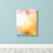 Toile Art Abstrait moderne rouge jaune bleu violet vert (Insitu (Plancher de Bois))