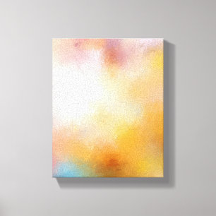 Toile Art Abstrait moderne rouge jaune bleu violet vert