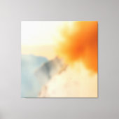 Toile Art Abstrait Neutre Chaud Flou (Recto)