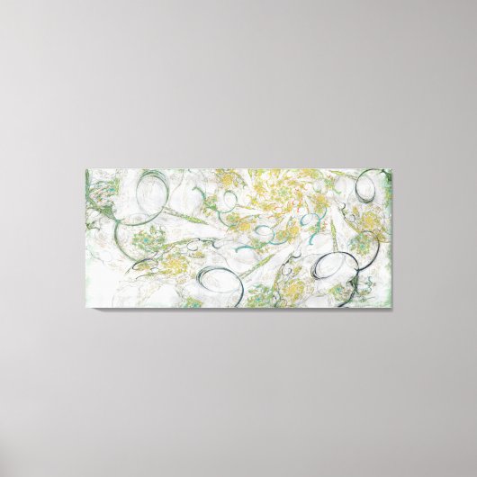 Toile Art Abstrait non masqué (Recto)