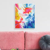 Toile Art abstrait original Summer Respite (Insitu(Salon))