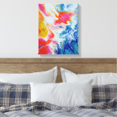 Toile Art abstrait original Summer Respite (Insitu(Chambre))