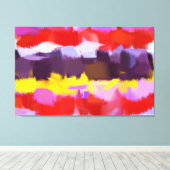 Toile Art Abstrait | Peinture Abstraite 2 (Insitu (Plancher de Bois))