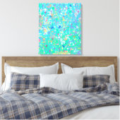 Toile Art abstrait : Petites créatures marines (Insitu(Chambre))