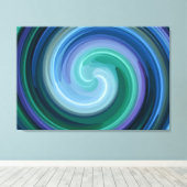 Toile Art Abstrait spiral 7 (Insitu (Plancher de Bois))