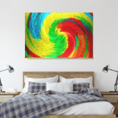 Toile Art Abstrait spiral 8 (Insitu(Chambre))
