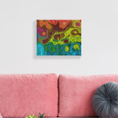 Toile art Abstrait tourbillonnant 444 777 (Insitu(Salon))