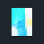 Toile Art Abstrait Turquoise "profond"<br><div class="desc">L'image utilisée pour créer ce produit est une peinture artistique abstraite de la Galerie T30.</div>