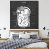 Toile Art anatomique Gastro-entérologiste intestinal Déc (Insitu(Chambre))