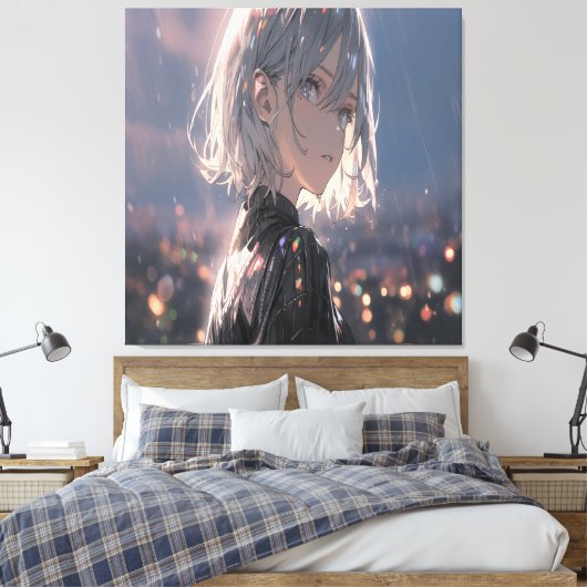 Toile Art Anime. (Insitu(Chambre))