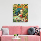 Toile Art antique du Père Noël (Insitu(Salon))