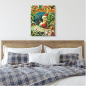 Toile Art antique du Père Noël (Insitu(Chambre))