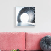 Toile Art architectural circulaire minimaliste moderne - (Insitu(Salon))