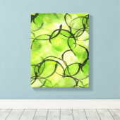 Toile art avant-garde peinture à la main arrière - plan  (Insitu (Plancher de Bois))