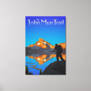 Toile Art - Banner Peak - John Muir Trail Texte