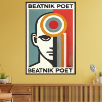 Art Beatnik Poète Moderne du Milieu du Siècle