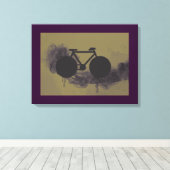 Toile art bicycle urban decor (Insitu (Plancher de Bois))