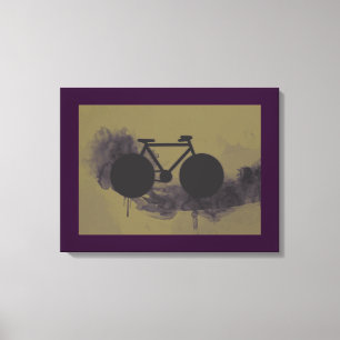 Toile art bicycle urban decor