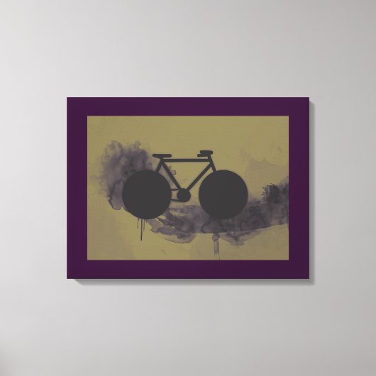 Toile art bicycle urban decor (Recto)
