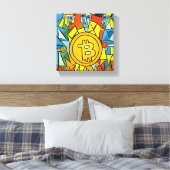 Toile Art Bitcoin (Insitu(Chambre))