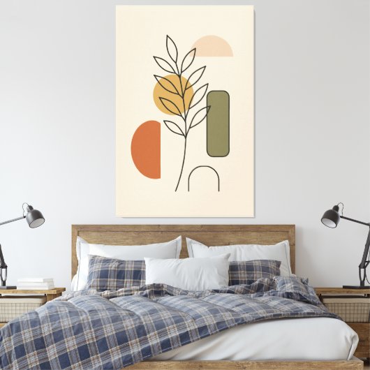 Toile Art botanique minimaliste moderne (Insitu(Chambre))