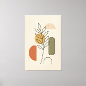 Toile Art botanique minimaliste moderne (Recto)