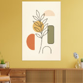 Toile Art botanique minimaliste moderne (Insitu(Salon))