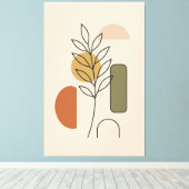 Toile Art botanique minimaliste moderne (Insitu (Plancher de Bois))