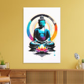 Toile Art Bouddha Zen (Insitu(Salon))