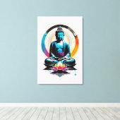 Toile Art Bouddha Zen (Insitu (Plancher de Bois))