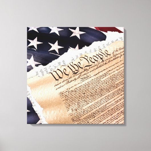 Toile Art canvas de la Constitution (Recto)