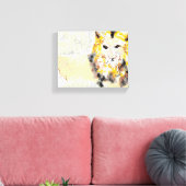 Toile Art : C'est le monde du lion (Insitu(Salon))
