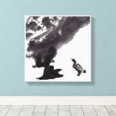 Toile Art chinois avec motif de canard (Insitu (Plancher de Bois))