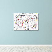 Toile Art contemporain (Insitu (Plancher de Bois))