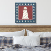 Toile Art côtier | Phare en rouge (Insitu(Chambre))
