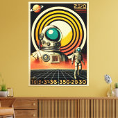 Toile Art d'atterrissage des astronautes du milieu du si (Insitu(Salon))