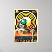 Toile Art d'atterrissage des astronautes du milieu du si (Recto)