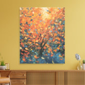 Toile Art d'automne Abstrait Breeze (Insitu(Salon))