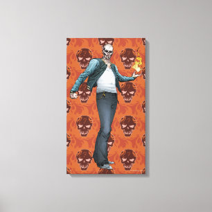 Toile Art de bande dessinée d'EL Diablo du peloton de
