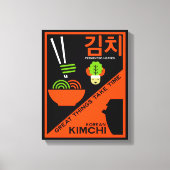 Toile Art de cuisine coréen Kimchi (Recto)