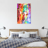 Toile Art de Dame Jolie Abstrait - (Insitu(Chambre))