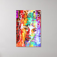 Art de Dame Jolie Abstrait -
