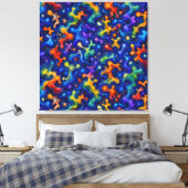 Toile Art de gribouillage coloré (Insitu(Chambre))